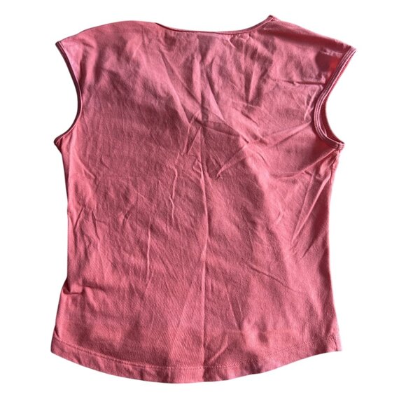 Vintage Y2K Diesel Peach Cap Sleeve Top ALT ASO Paige Matthews Charmed - Picture 3 of 7